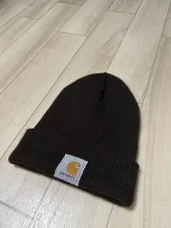 Carhartt ビーニー ダークブラウン