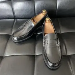 HARUTA ハルタ コインローファー ブラック サイズ25.0cm