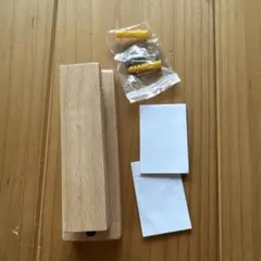 新品　未使用タオルクリップ　タオルハンガー　２個セット　木製