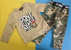【XLARGE KIDS】セットアップ ゴリラTシャツ＆ロゴレギンス