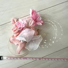 和装用髪飾り 花飾り コーム付き