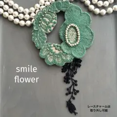 ②91 ミナペルホネン ブローチアクセサリーコサージュ ハンドメイド