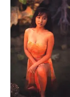 かとうれいこ167　特大A４　ラミネート　巨乳　平成　アイドル　ビキニ　美少女