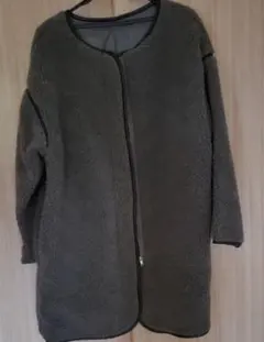 ブラウンボアジャケットコート