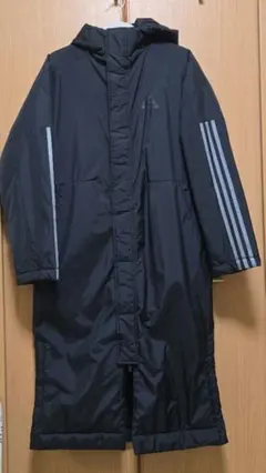 adidas　フード付きベンチコート