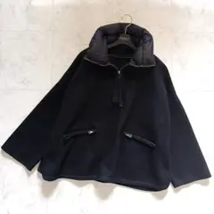 美品✨モンクレール MAHO ハーフジッププルオーバー コート ダウン切替 0黒