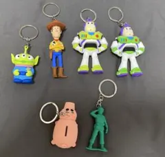 新品　6個セット　トイストーリー　フィギュアマスコット　バズライトイヤー　ハム