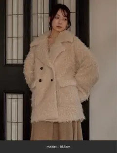 プードルミドルコート アイボリー