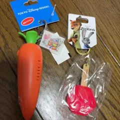 ズートピア にんじん アイスキャンディー キーチェーン ジュディ ニック
