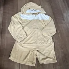 GU キッズパジャマ パイル地セットアップ130