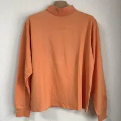 WINDANDSEA オレンジ ハイネック 長袖 カットソー Sのサムネイル