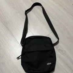 Lacoste ブラック ショルダーバッグ