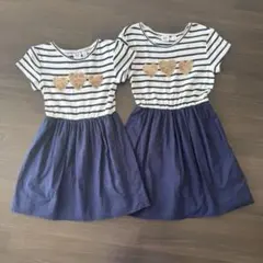 GAP キッズ 半袖ワンピース S&XS 2枚セット