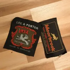 海外織りネーム　Lee & Foster & Moorbrook ラベルセット