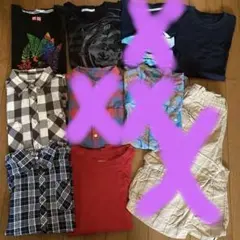 まとめ売り男子160・Sサイズ　ユニクロなど　半袖、長袖6点セット