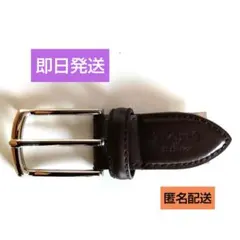 【kent】ブラウンレザー ダブルバックルベルト バックルのみ