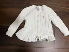 Ralph Lauren 12M ホワイトカーディガン