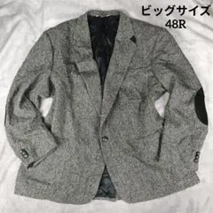 ✨美品✨ スタジオ21 テーラードジャケット ツイード系 くるみボタン 灰色