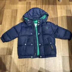 Ralph Lauren ダウンコート 18M ネイビー フード取り外し不可