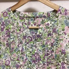 極美品リバティ ブラウス　AMACA クレスピ　ニーム　BEAMS