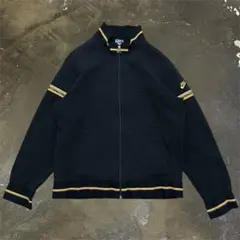 ★80s Nike ジップアップジャケット トラックジャケット L ブラック