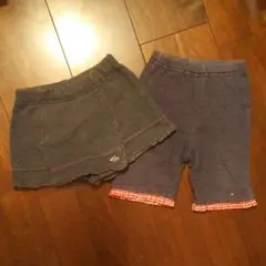 hushush 女児 80 キュロット&ズボン