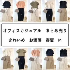 オフィスカジュアル　まとめ売り　コーデ売り　きれいめ　お洒落　春　夏　半袖　M