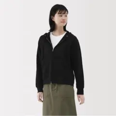 無印良品 裏毛スウェットフルジップパーカ