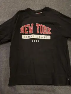 TOMMY JEANS ブラックスウェット XS