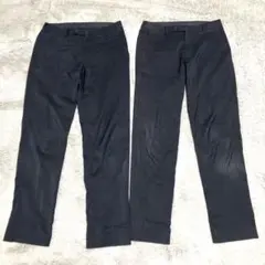 ユニクロ　感動パンツ　2枚セット　ウエスト73 レングス76