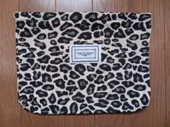 ポーチ　ヒョウ柄　約20×26cm　ファスナー TIME TO PARTYのサムネイル