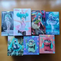 初音ミク】プライズフィギュア7点セット - メルカリ
