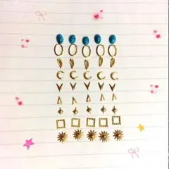 ネイルパーツ300円45個 2種類変更できます