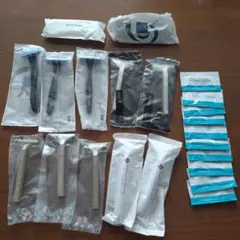 T字カミソリ10個ブラシ2個　シェービングクリーム　髭剃り　アメニティ