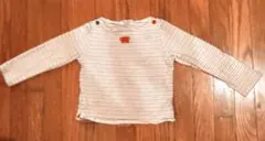 familiar ストライプ 長袖カットソー 100cm