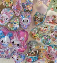 新品　ウォーターシール　平成　シャカシャカ　2点セット　くま　うさぎ