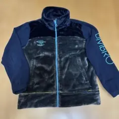 Umbro フリースジャケット ブラック/グレー