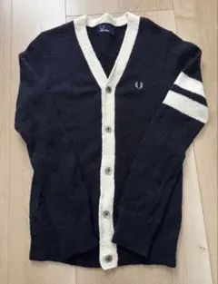 Fred Perry ダークネイビー モヘアカーディガンのサムネイル