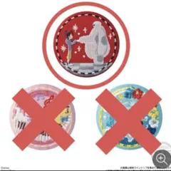 Disney Characters 刺繍缶バッジビスケット2 ベイマックス