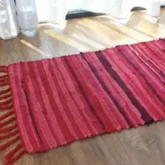 レトロな手作りの綿生地,タッセル,室内装飾用の吸収性フロアエリア