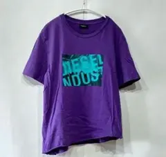 DIESEL 紫色 グラフィックTシャツ Sサイズ