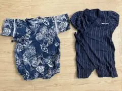 甚平 ベビー服　70cm ロンパース お祭り