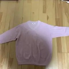 UNIQLO ピンク Vネックセーター XXL