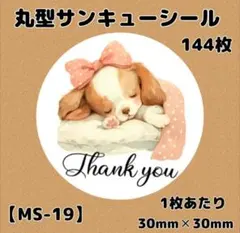 【MS-19】サンキューシール144枚/ケア/ほんのきもち/宛名/差出人/配達員