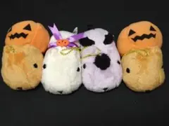 カピバラさん　ハロウィン　ぬいぐるみ 4個セット