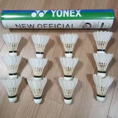 中古品】YONEX NEW OFFICIAL バドミントンシャトル 6本 - メルカリ