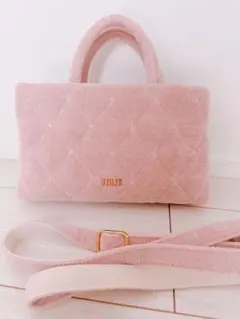 未使用に近い】FEILER フェイラー ユニバッグ ピンク ハンドバッグ