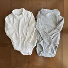 H&M リブロンパース 9-12M 2枚セット