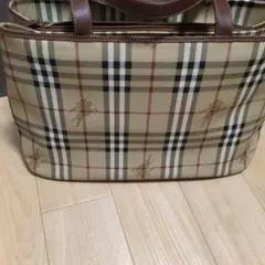 Burberry チェック柄 ハンドバッグ