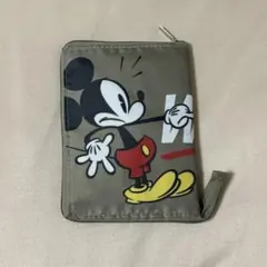 ミッキーマウス/エコバッグ/カーキ